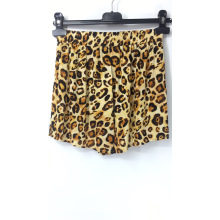 Shorts com estampa de leopardo para mulher